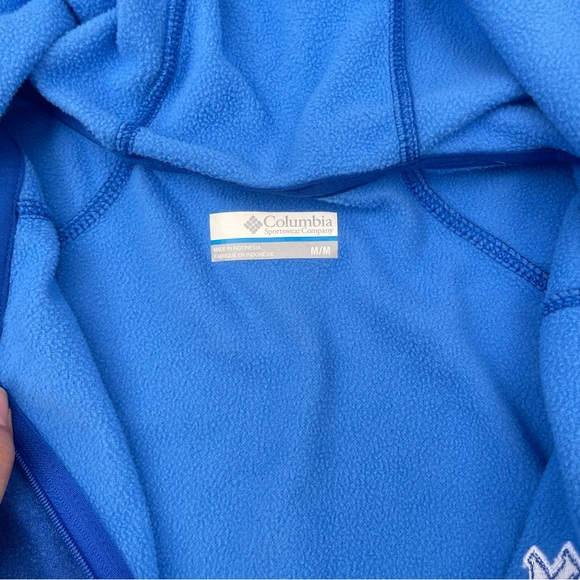 Blue Full-Zip Hoodie Columbia woman’s size M - Picture 5 of 6
